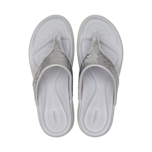 CROCS - BOCA SEQUIN WEDGE FLIP 207647 - immagine 4