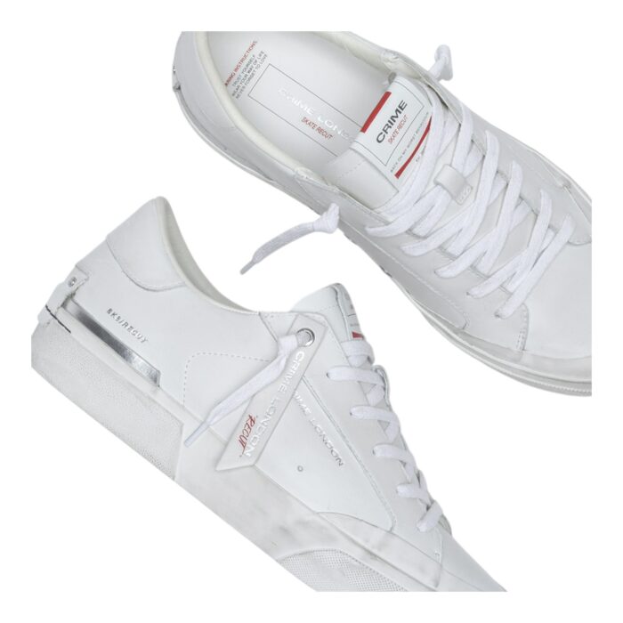 CRIME LONDON - RECUT LOW WHITE 17051PP6B - immagine 5