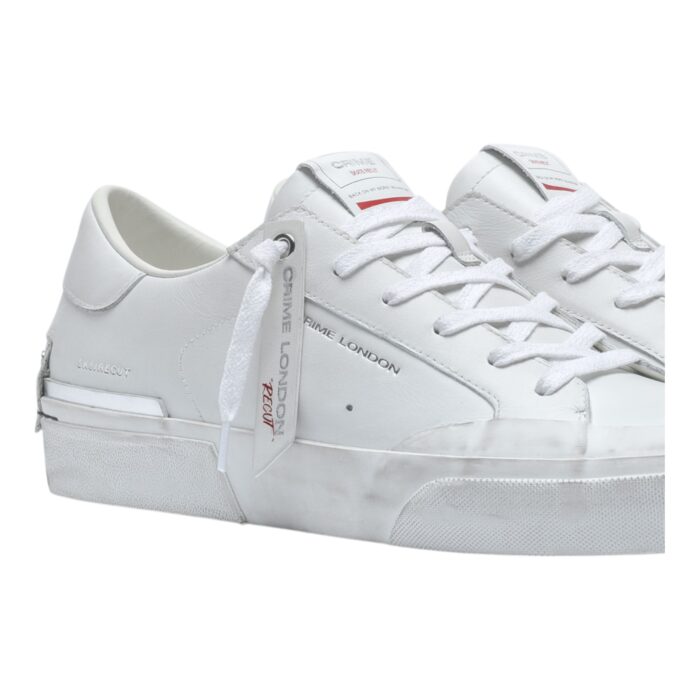 CRIME LONDON - RECUT LOW WHITE 17051PP6B - immagine 6
