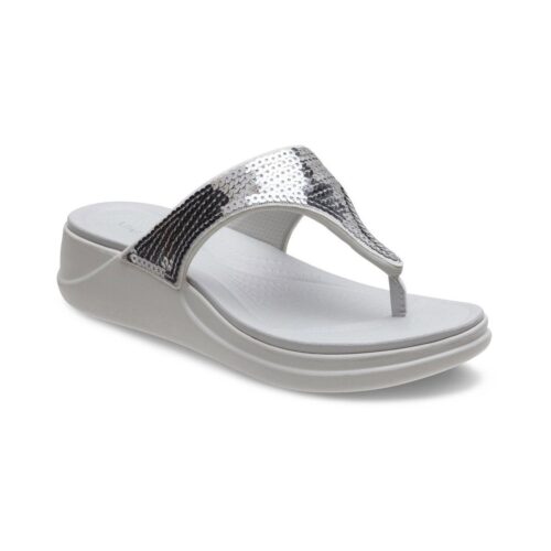 CROCS - BOCA SEQUIN WEDGE FLIP 207647 - immagine 2