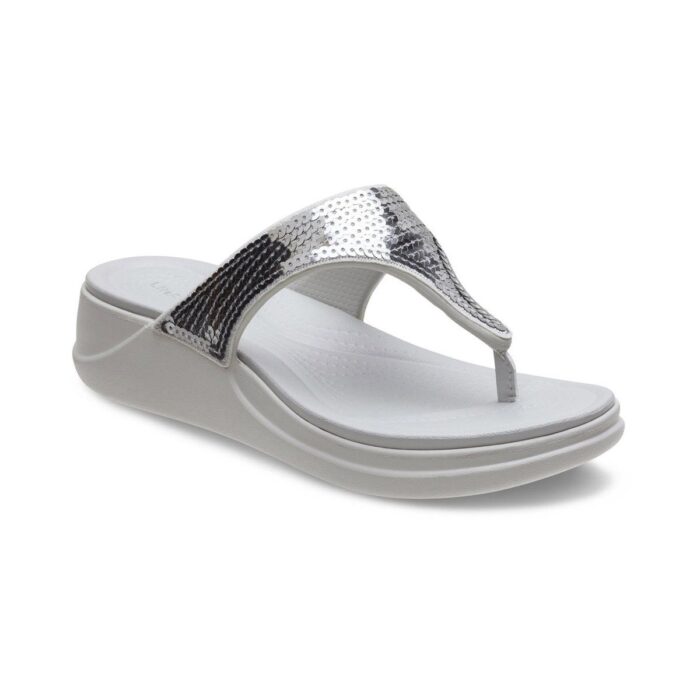 CROCS - BOCA SEQUIN WEDGE FLIP 207647 - immagine 2